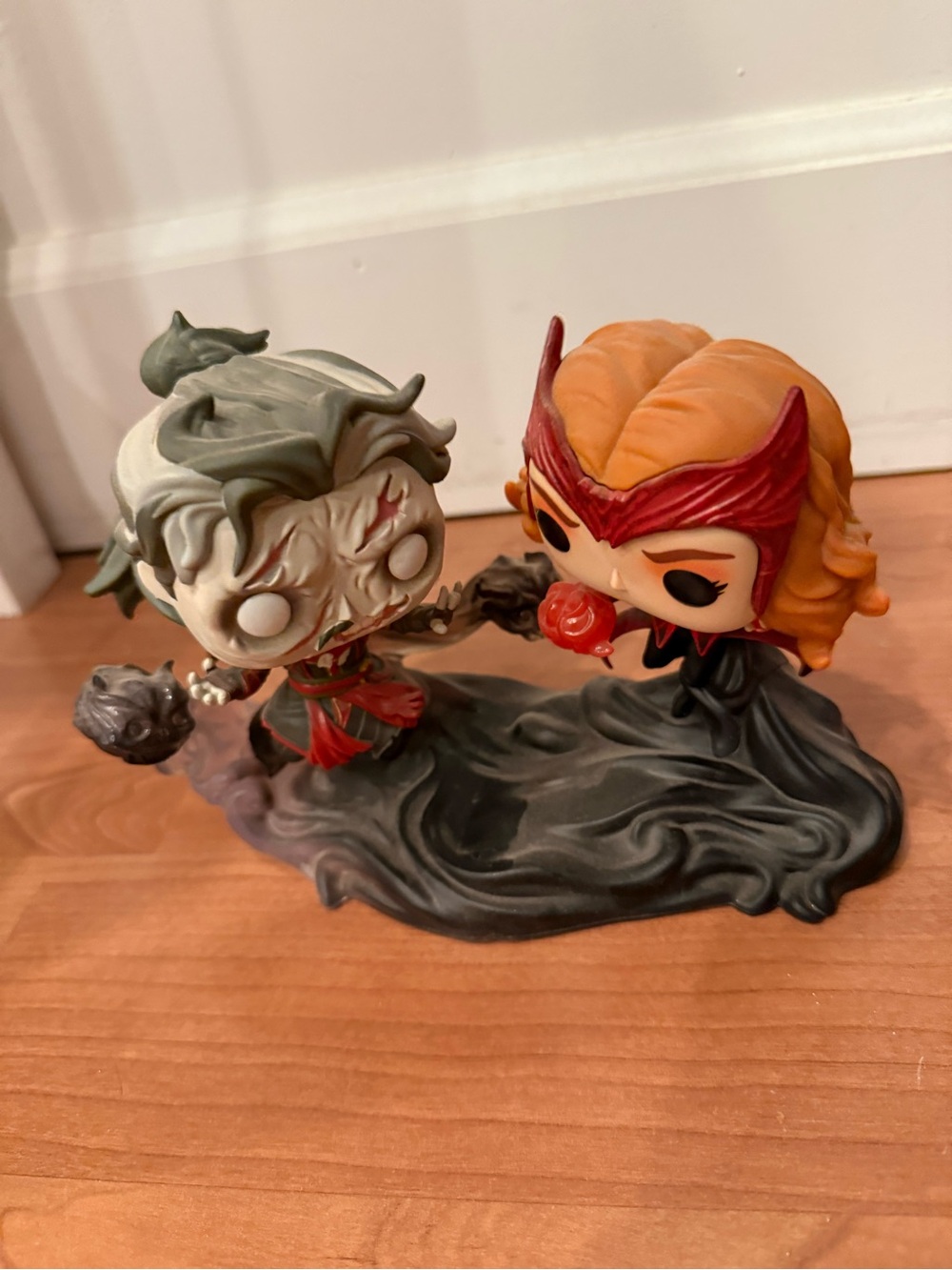 Funko Scarlet Witch & Zombie Vision Home Accent Figurine - Red, Orange, Gray